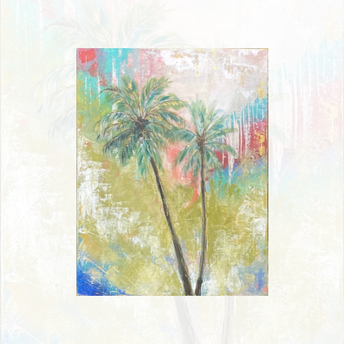 Under The Palms Edit 3 - Print On Fine Art Paper
