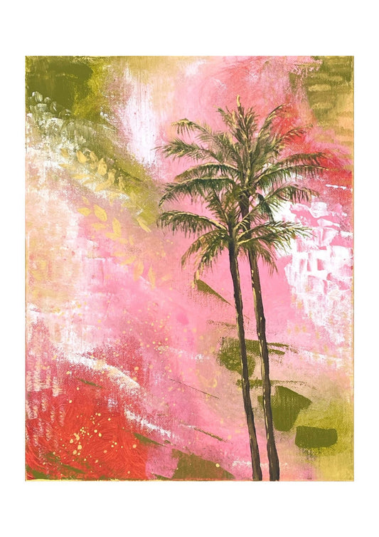 Under The Palms Edit 1 - Print on Fine Art Paper
