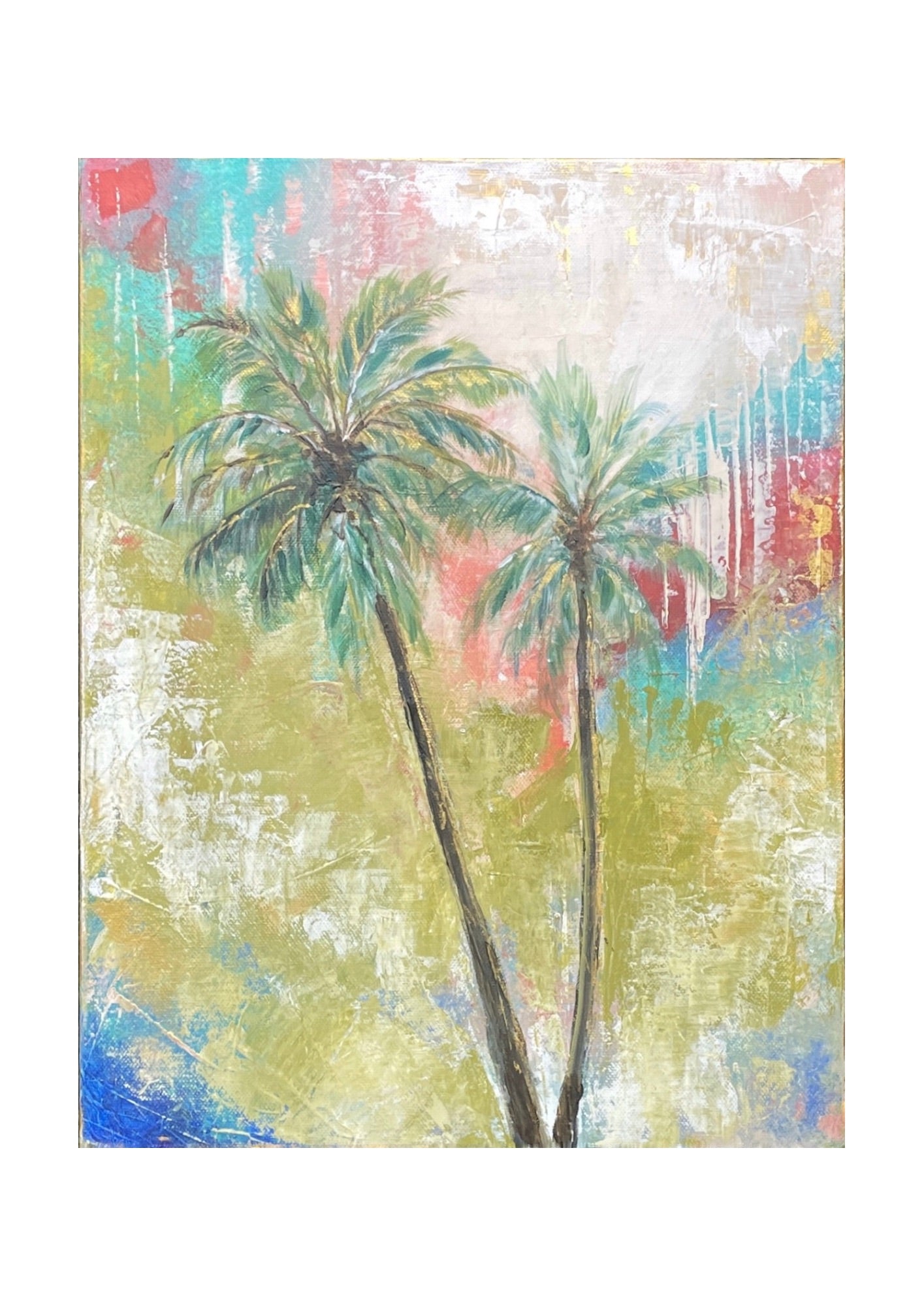 Under The Palms Edit 3 - Print On Fine Art Paper