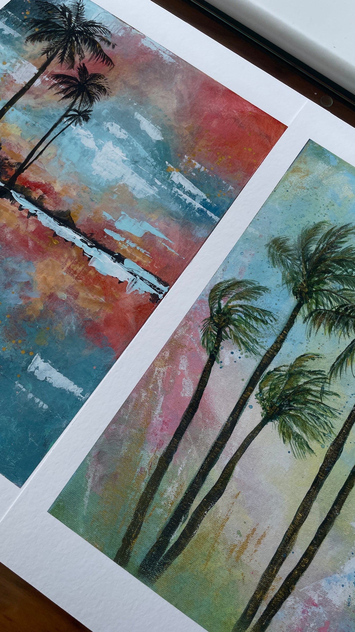 Under The Palms Edit 2 - Print On Fine Art Paper