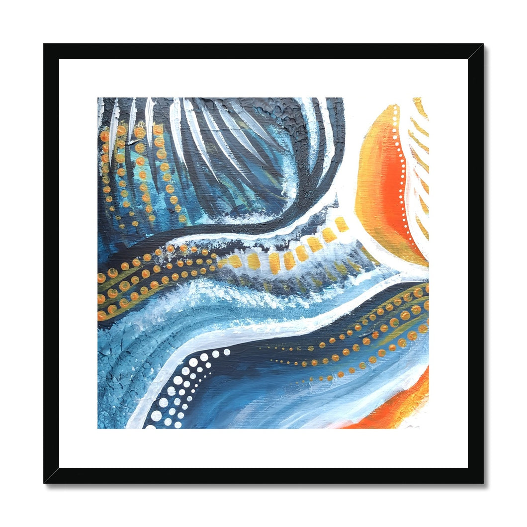 Tropic Flow - Framed & Mounted Print